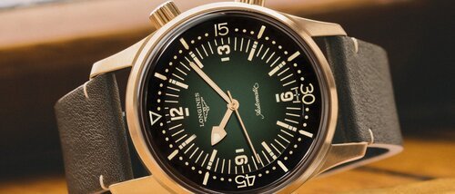 Часы Longines Legend Diver в бронзе