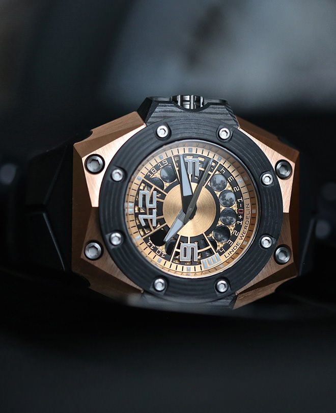Oktopus Moon Gold 3DTP Carbon OT Linde Werdelin