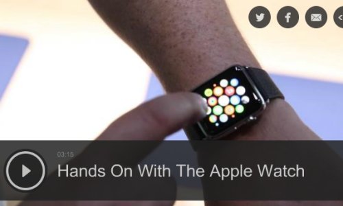 Тех-тренд: Часы Apple Watch вживую