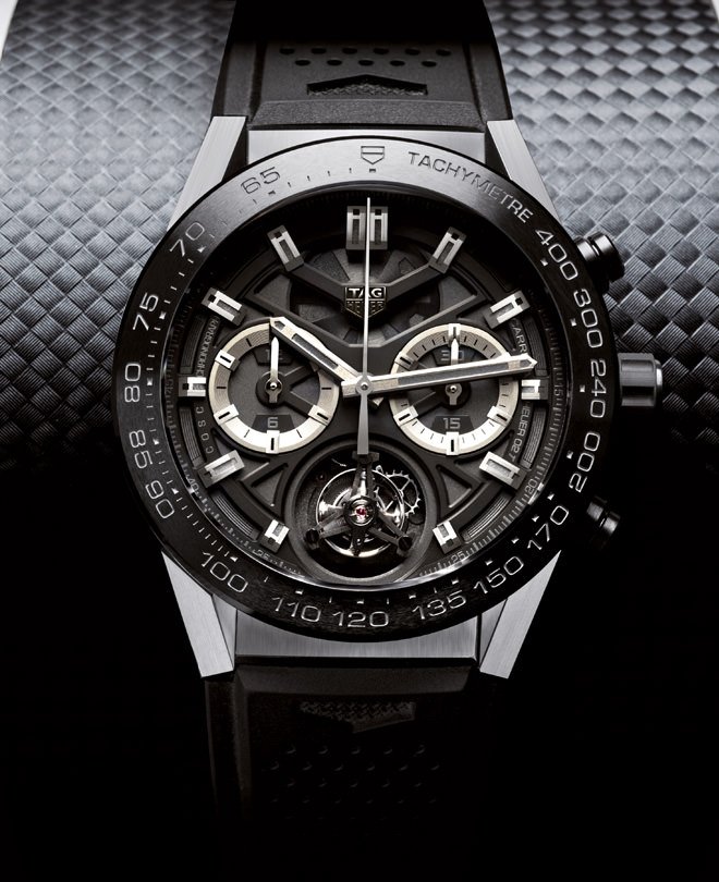 Carrera Heuer-02T Black Phantom OT TAG Heuer