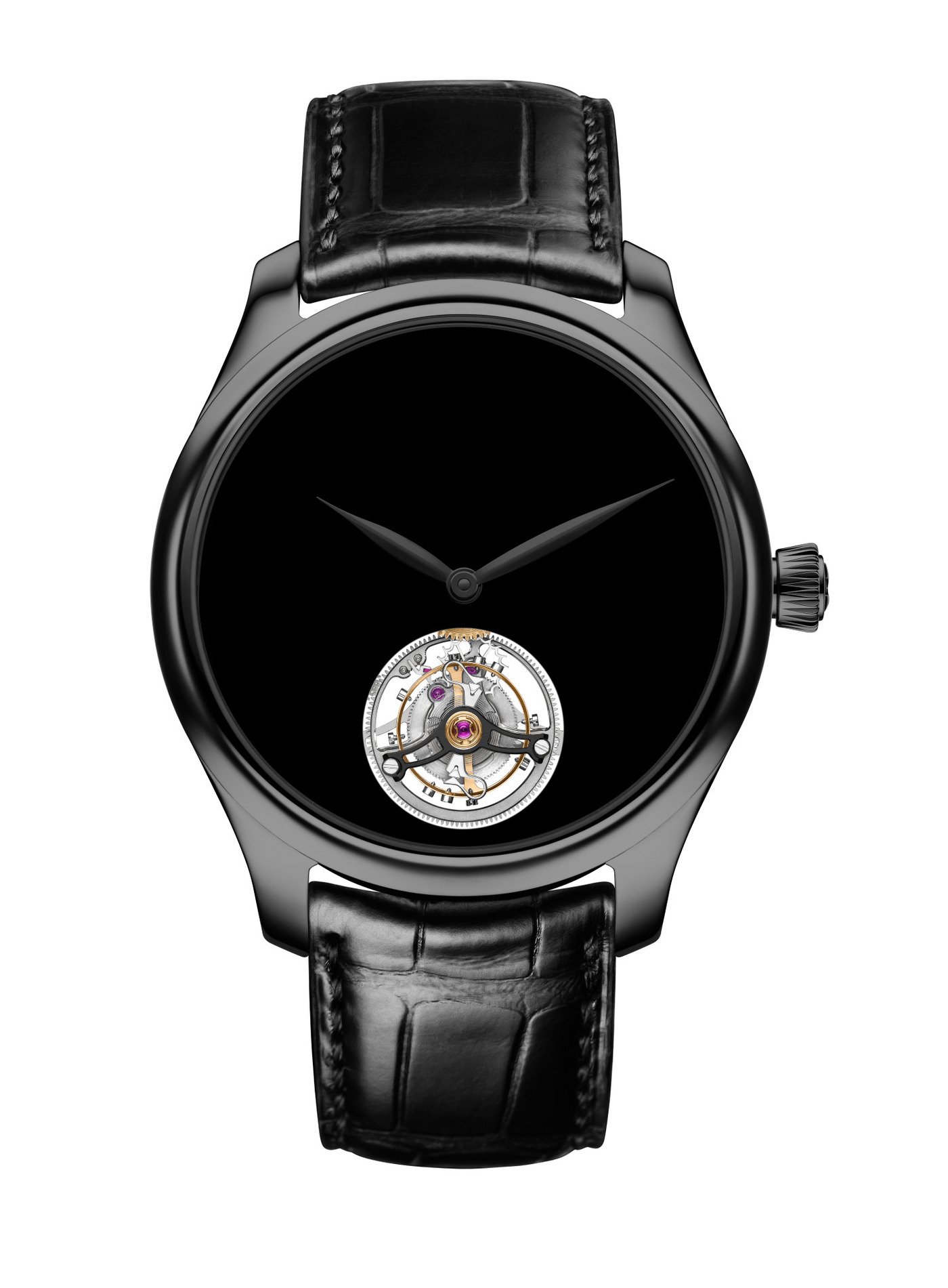 H. Moser & Cie. - Endeavour Tourbillon Vantablack® Black Hands