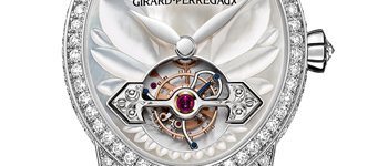Часы Cat's Eye Tourbillon with Gold Bridge (черный ремешок) от Girard-Perregaux