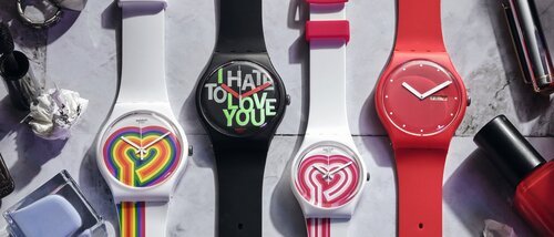 Swatch Heartbreak: витой поворот в День святого Валентина