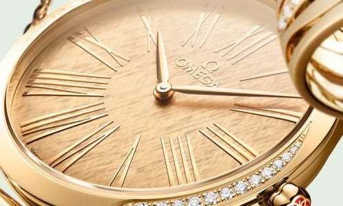 Omega Trésor в золоте с новым сетчатым браслетом