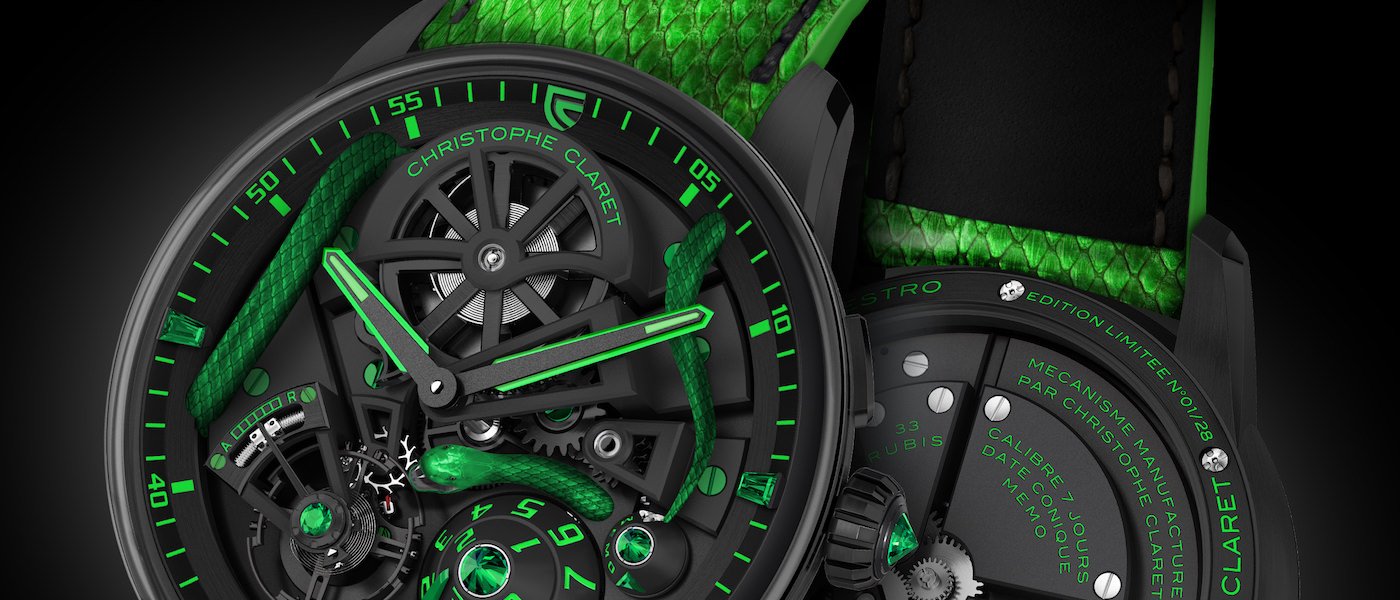 Christophe Claret показывает зубы своими новыми часами Maestro Mamba