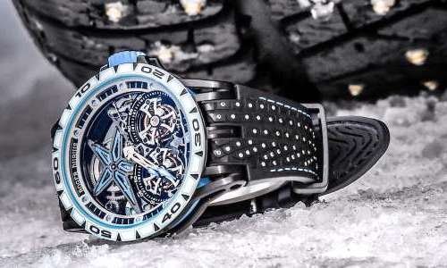 Итальянский роман Roger Dubuis продолжается с Excalibur Spider Pirelli SOTTOZERO