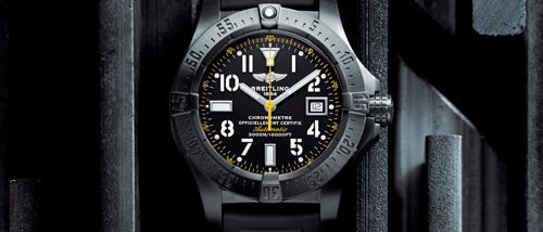 Avenger Seawolf Blacksteel Code Yellow от Breitling