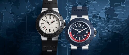 Знакомство с новыми часами Aluminium GMT от Bulgari 