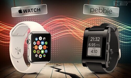 Противостояние умных часов: Apple vs Pebble