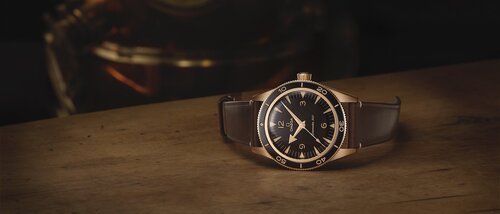 Представляем новые часы Seamaster 300 от Omega в бронзовом золоте