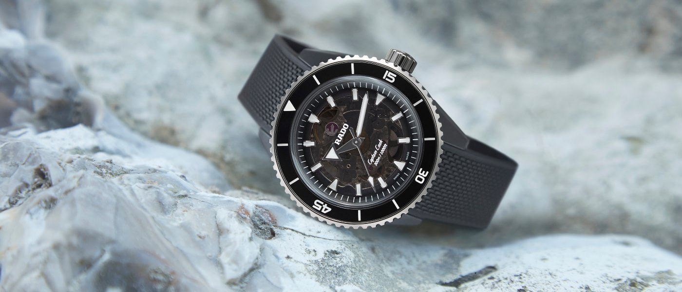 Новая модель часов Rado Captain Cook в высокотехнологичной керамике