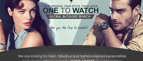 Guess Watches blogger search