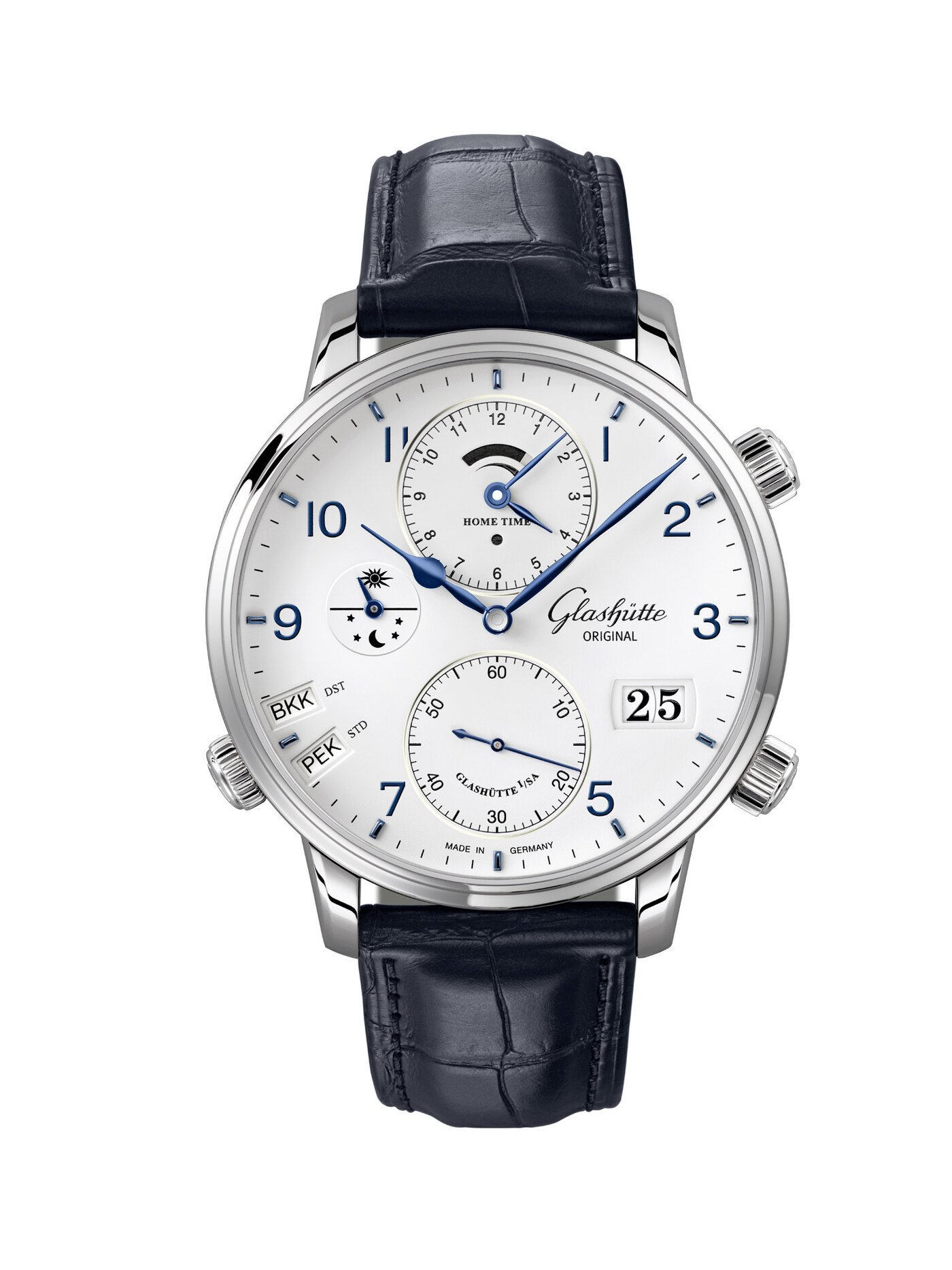 Glashütte Original Senator Cosmopolite Stainless Steel