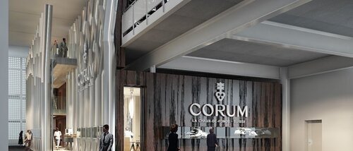 Дизайн нового стенда Corum 