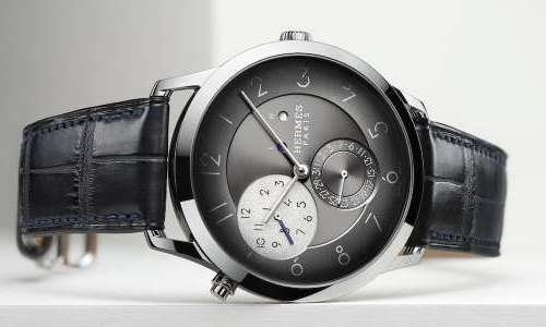 Серая меланхолия: новая модель Slim d'Hermès GMT