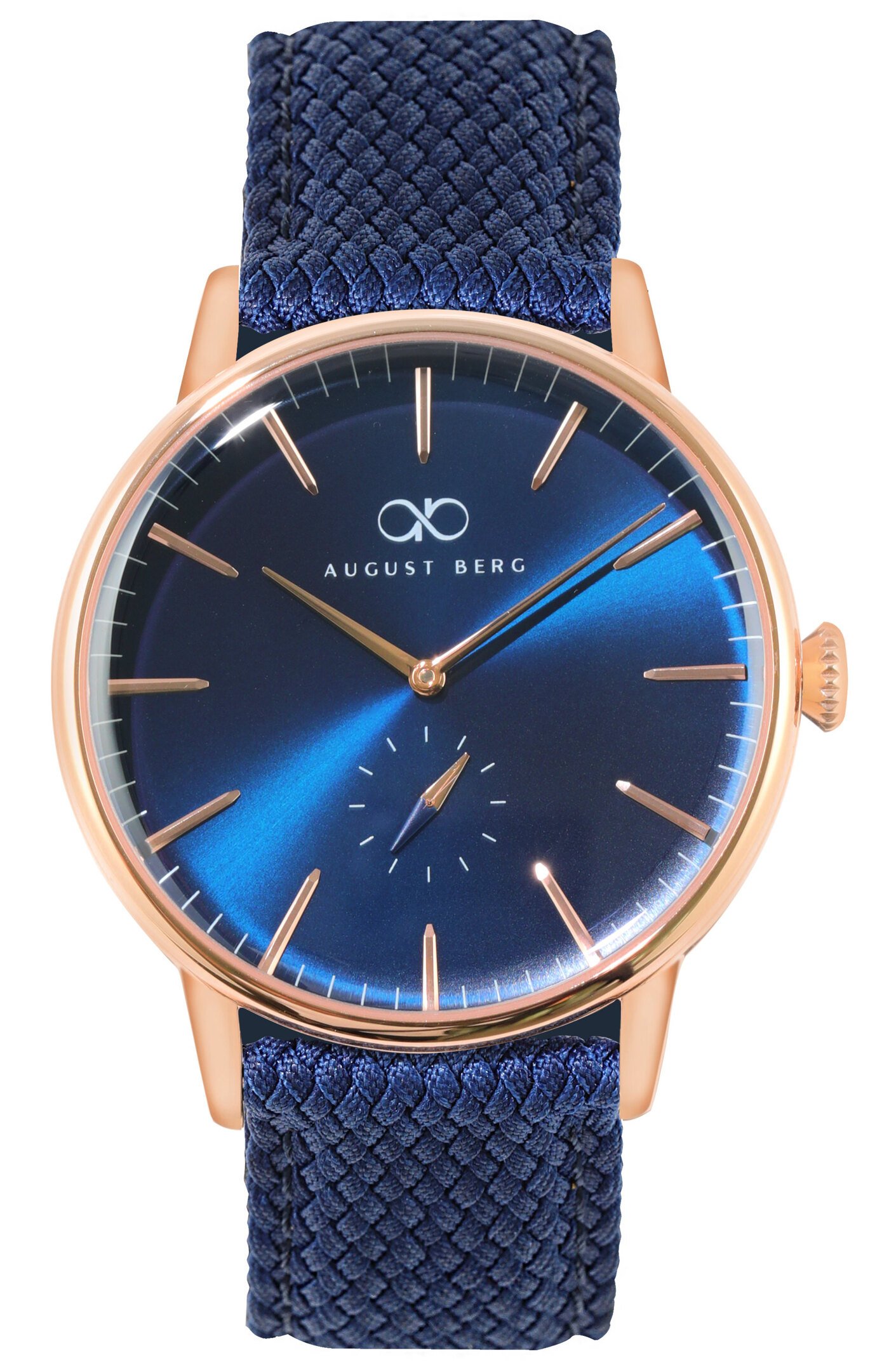 August Berg Serenity Deep Blue Rose Gold
