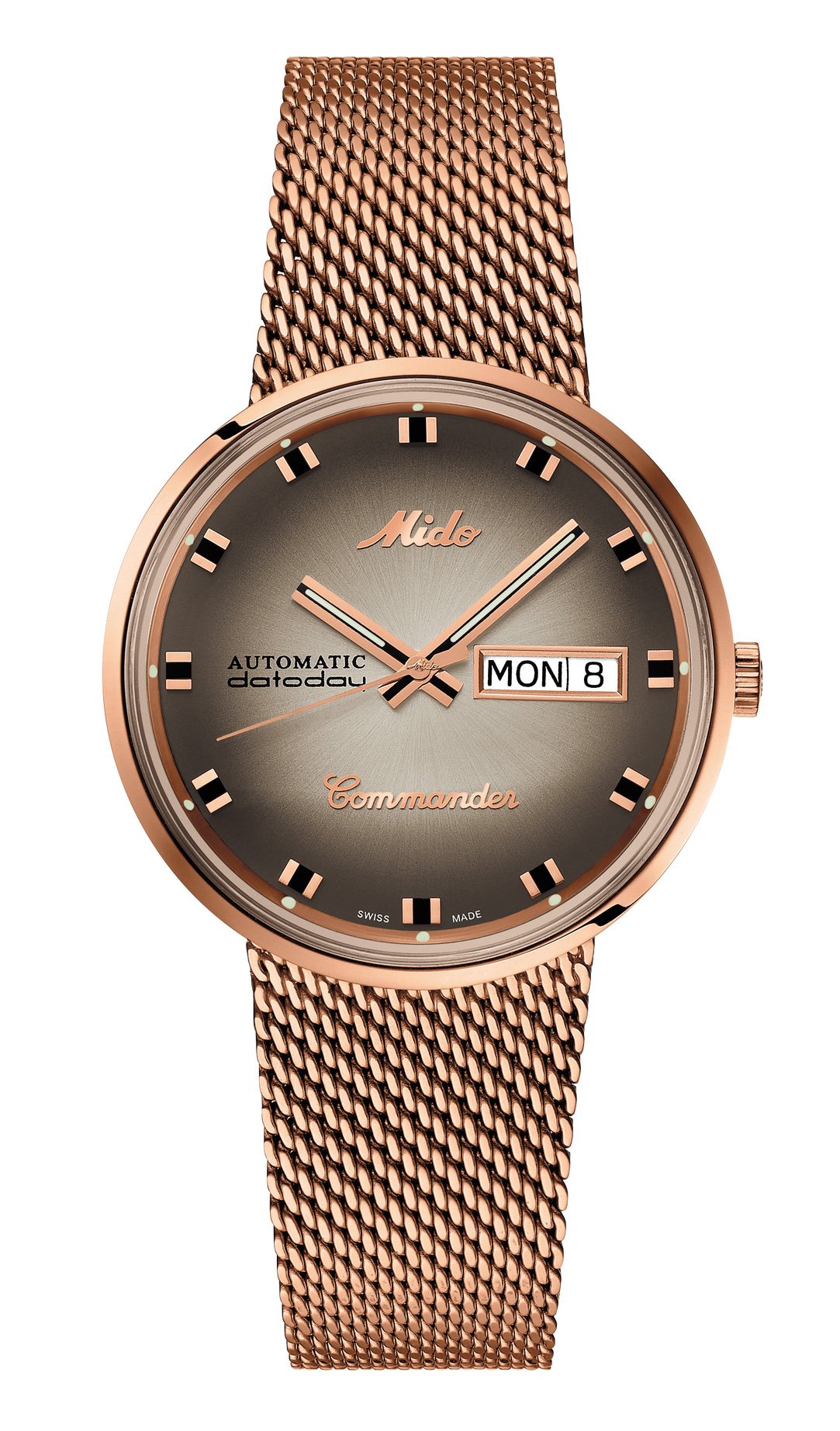 Mido Commander Shade PVD Or Rose