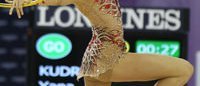 Яна Кудрявцева, посол элегантности Longines, во время личного финального соревнования