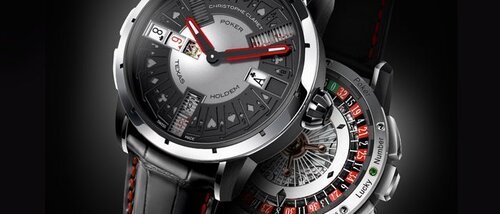 Модель Poker от Christophe Claret (вид спереди и сзади)