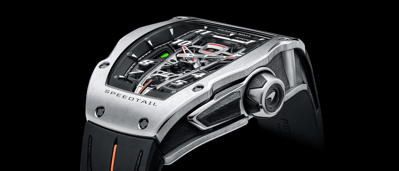 Richard Mille: новые часы вдохновленные моделью гиперкаров Speedtail от McLaren