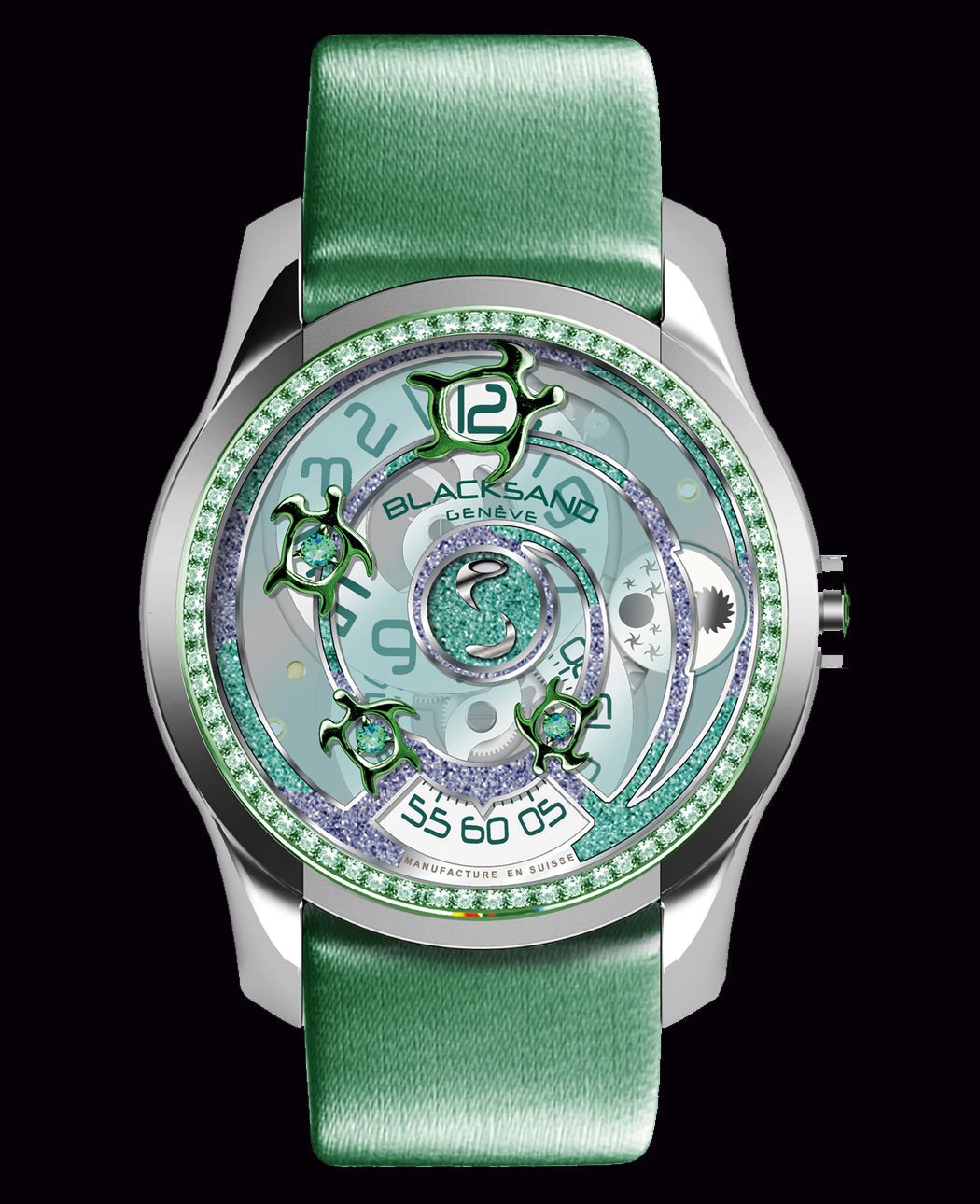 CONTINUITY SEA TURTLE EMERALD от Blacksand