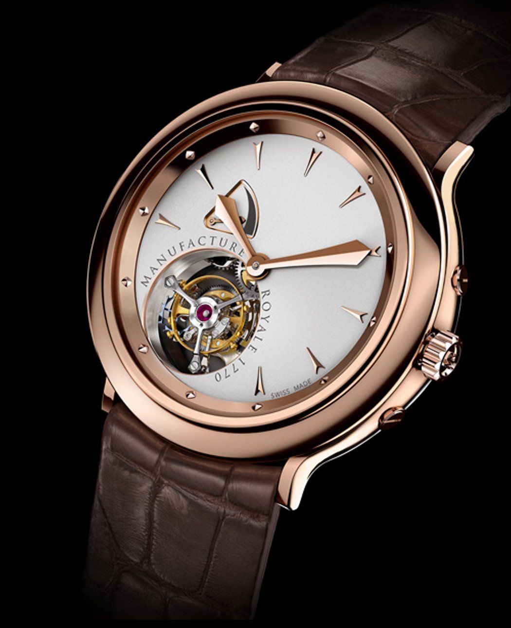 1770 FLYING TOURBILLON - ROSE GOLD OT Manufacture Royale
