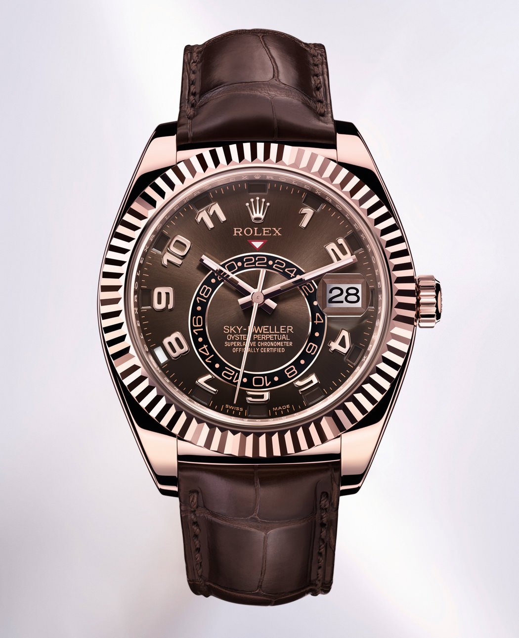 OYSTER PERPETUAL SKY-DWELLER EVEROSE GOLD от Rolex