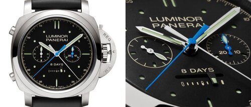 Panerai Luminor 1950 Rattrapante 8 Days Titanio (47 мм)