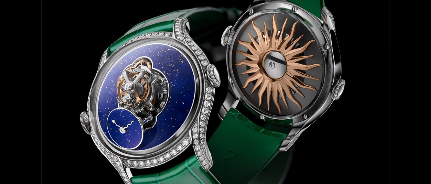Новые мощные MB&F с циферблатом из ляпис-лазури