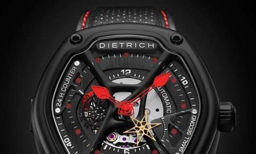 Новые часы O.Time от Dietrich: поражая подвижной углеродной диффузией