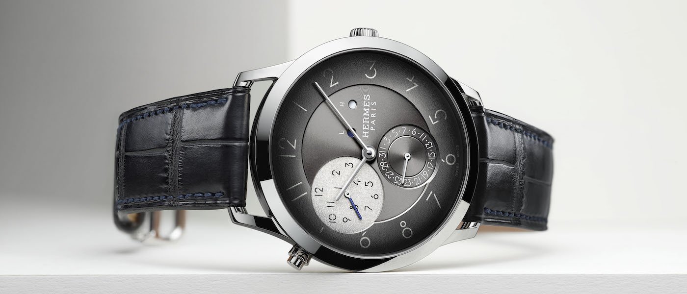 Серая меланхолия: новая модель Slim d'Hermès GMT