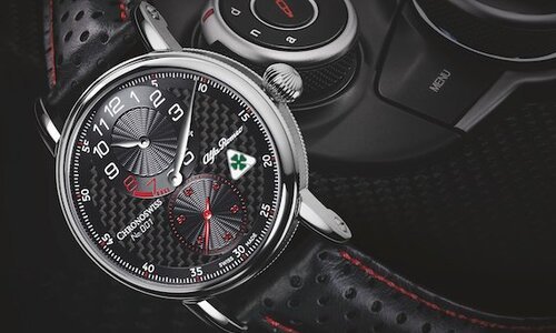 Сотрудничество Chronoswiss и Alfa Romeo стартует на всех парах с новой ограниченной серией