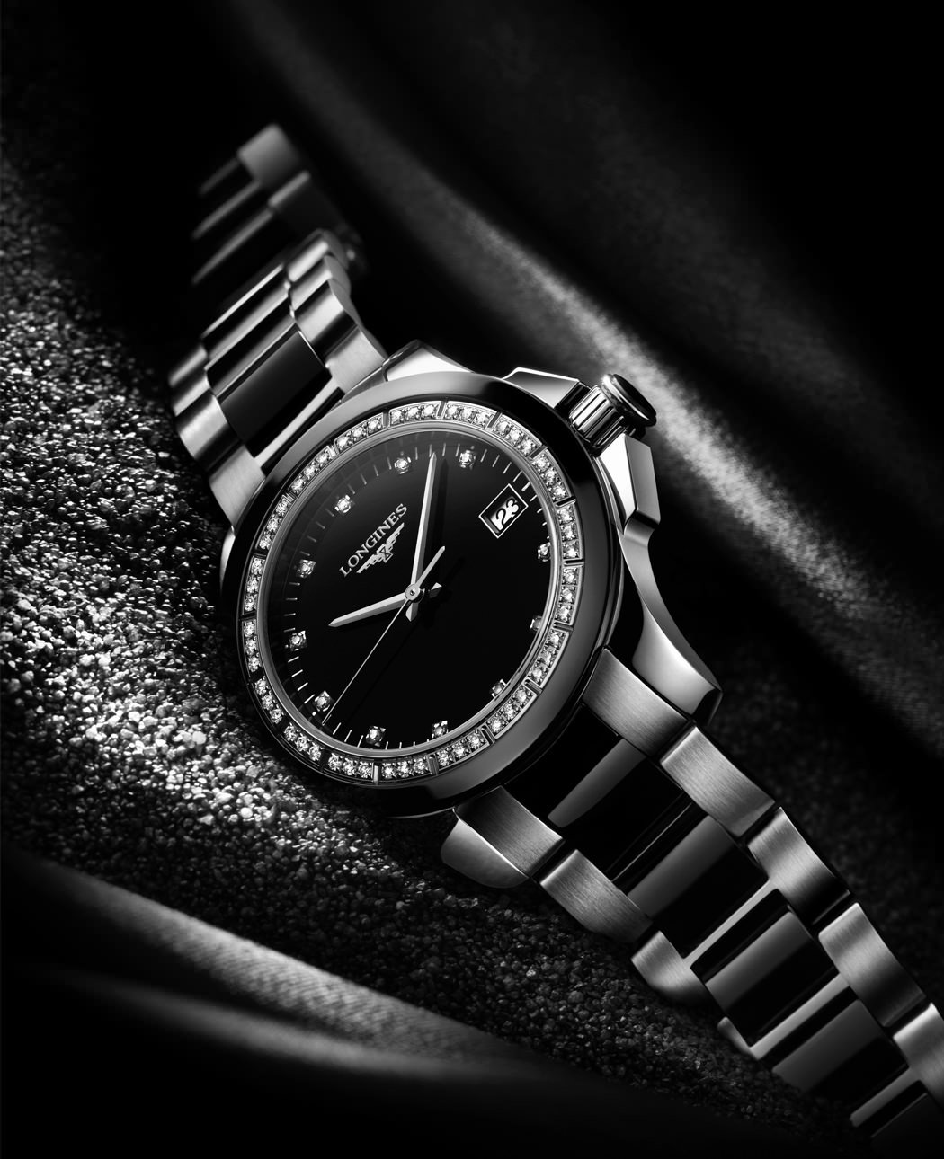 LADIES DIAMOND CONQUEST (BLACK) от Longines