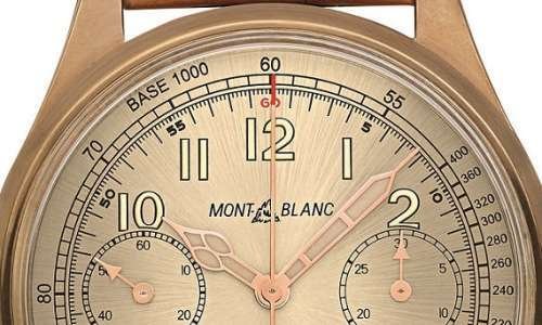 Винтажная импровизация в бронзе: часы от Montblanc