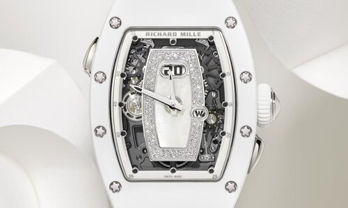 Женские часы Richard Mille: новая модель RM 037 из белой керамики, автоматические