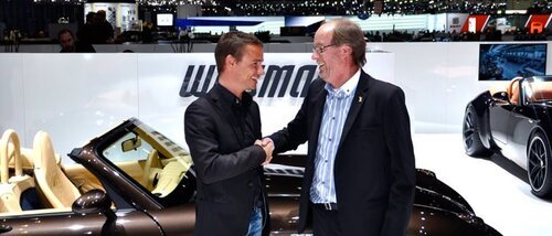 Арно Февр и Фридхельм Визманн на 2013 Motor Show в Женеве