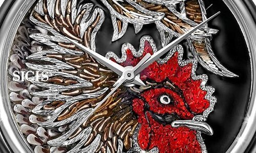 Ишь как петушатся! Новые часы Red Rooster от Sicis