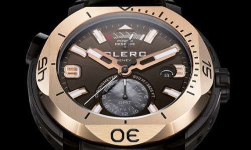Часы Hydroscaph GMT Power-Reserve Chronometer от Clerc