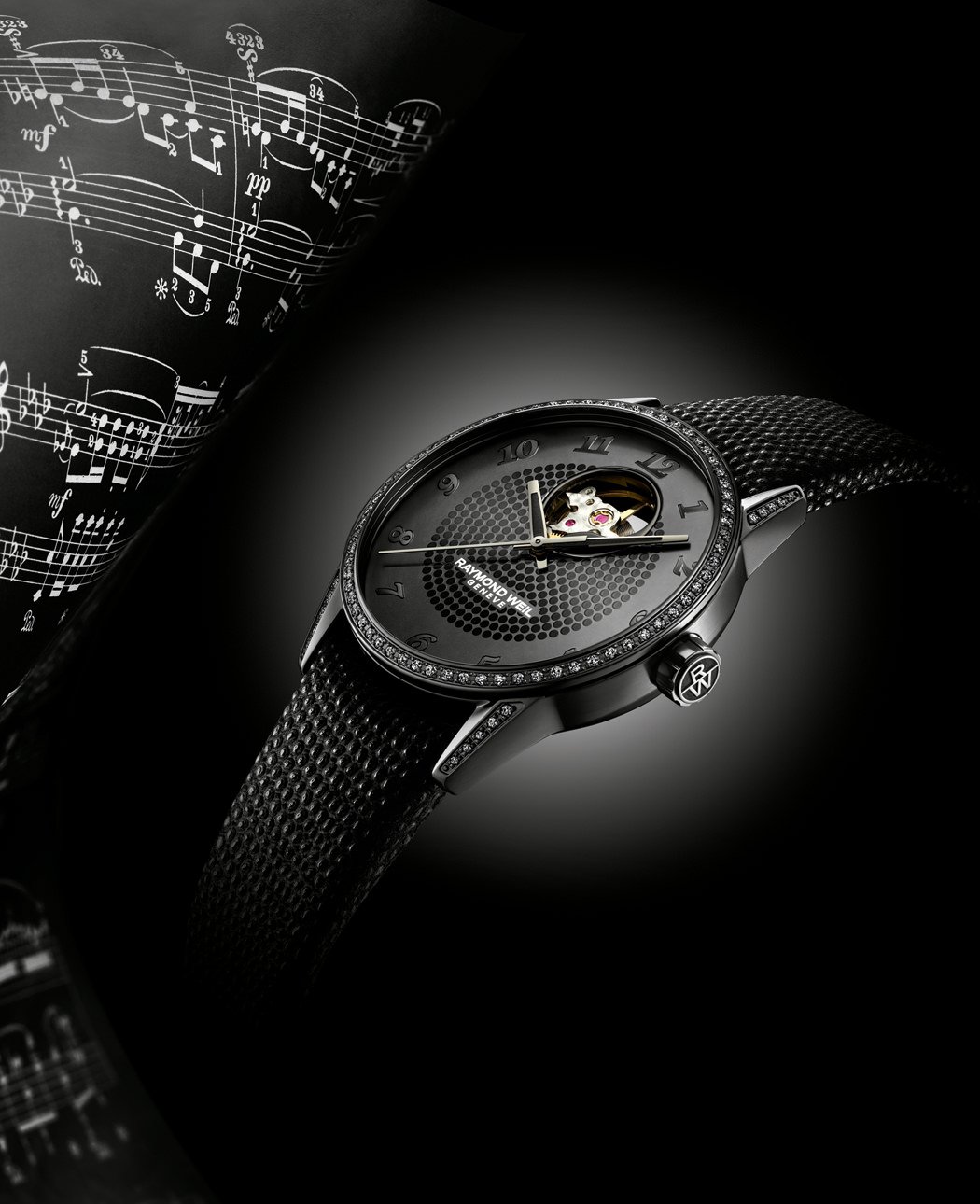 FREELANCER LADY URBAN BLACK OT Raymond Weil