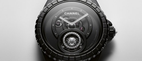 Бриллиантовый турбийон Chanel J12: парящий солитер