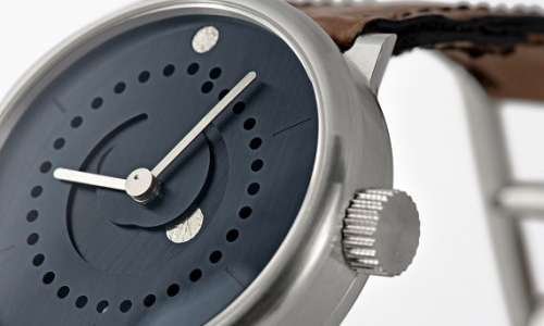 Обманчивые часы moon phase blue patina