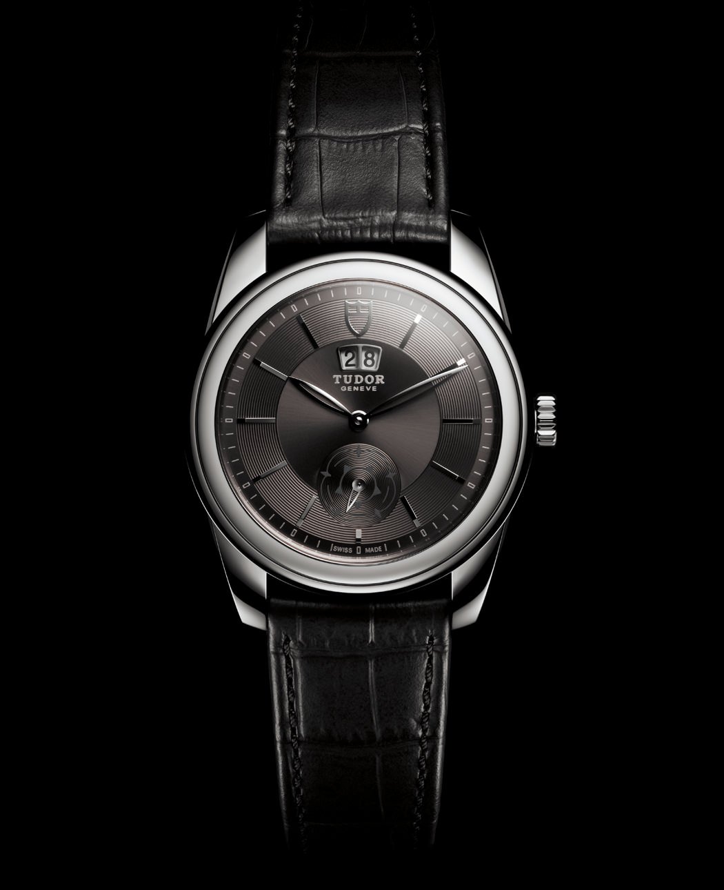 TUDOR GLAMOUR DOUBLE DATE CROCODILE от Tudor