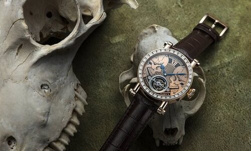 Speake-Marin бросает вызов смерти своим новым турбийоном Skull Face to Face