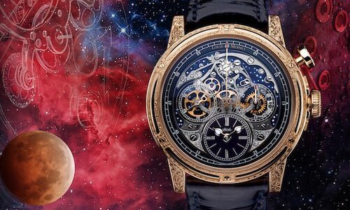 Новый имидж часов Memoris Red Eclipse от Louis Moinet