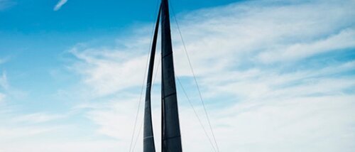 Тримаран Maxi Spindrift 2 во время второй серии тренировок в открытом океане, 6-7 августа, Лорьян (Lorient), Франция.