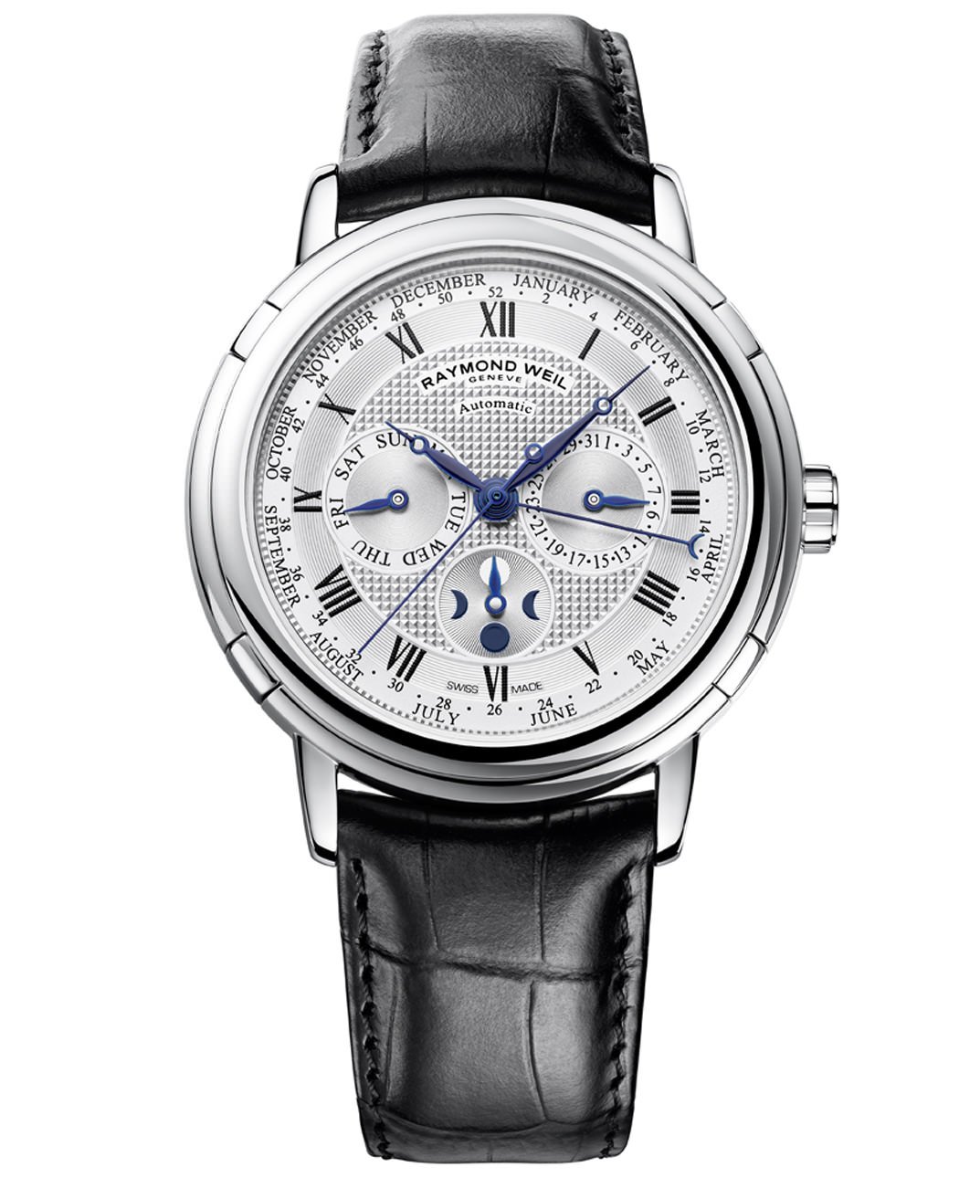 MAESTRO PHASE DE LUNE SEMAINIER от Raymond Weil
