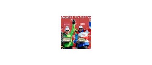 Микаэла Шифрин и Алексис Пинтуро награждены Longines Rising Ski Stars