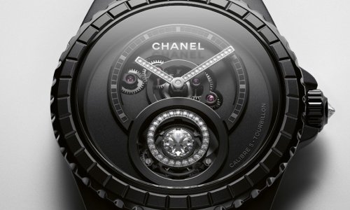 Бриллиантовый турбийон Chanel J12: парящий солитер