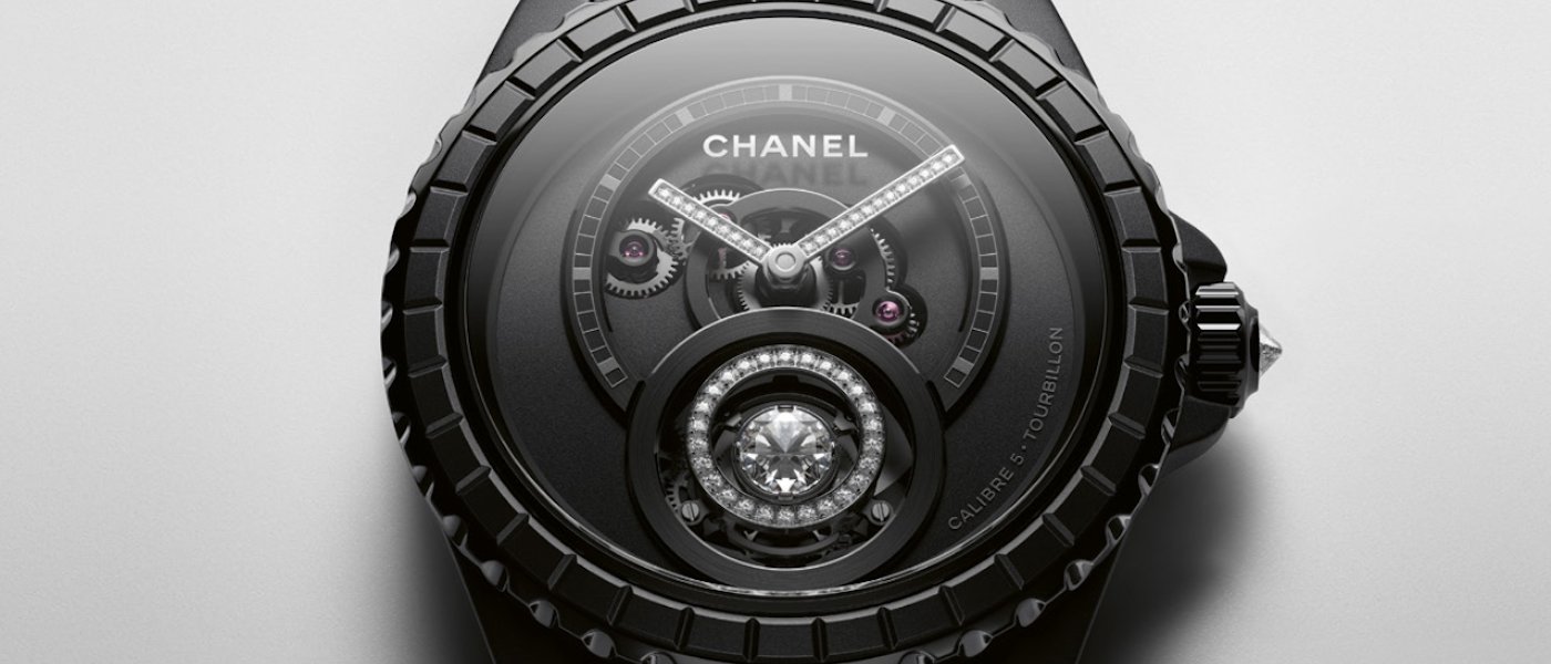 Бриллиантовый турбийон Chanel J12: парящий солитер