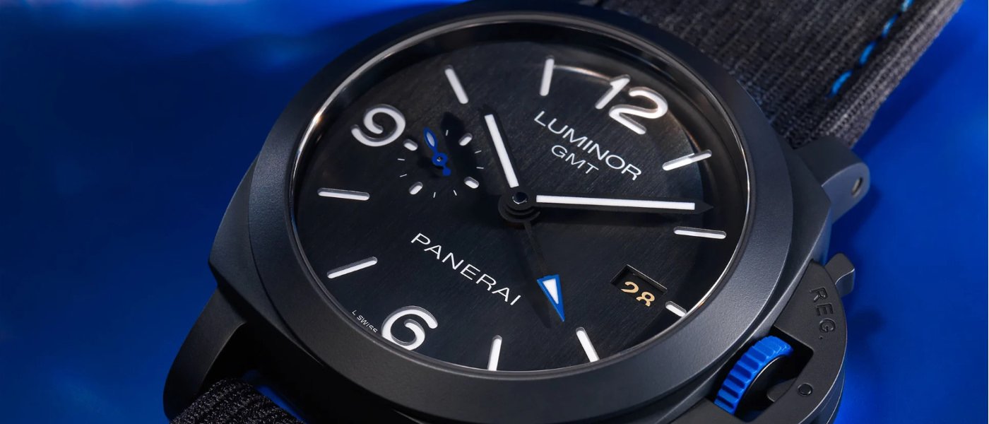 Panerai Luminor GMT Bucherer BLUE специальная серия